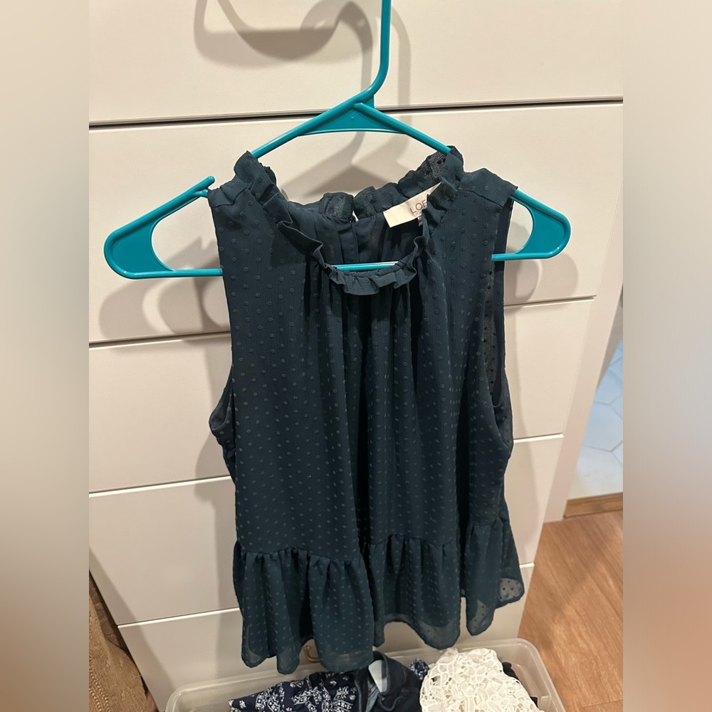 LOFT Peplum Tank